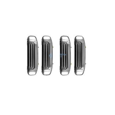 China 4 Pcs Fluffy Plastic Chrome Or Black V32 V33 Door Handle For Pajero 2nd Door Bar For Montero V31 V43 V4 V5 Door Pedal 1989-1999 for sale