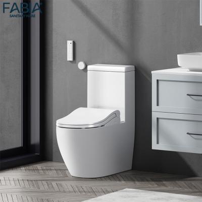 China Double-flow new product promotion bidet for hotel smart sensor remote control smart one-piece toilet à venda