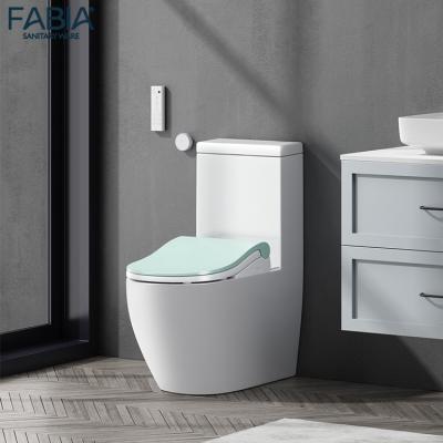 China Double-Flow Ceramic Low Price Home Smart Gravity FlushingToilet Automatic WC Toilet Bowl à venda