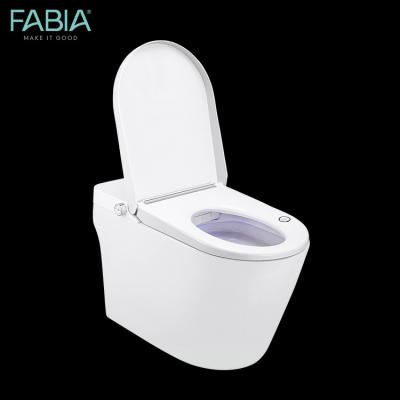 China European Style Smart Double-Flow Bathroom Intelligent One-piece Bidet Luxury Electric Smart Toilet for sale