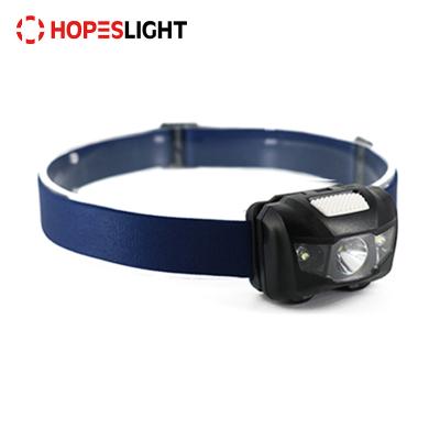 China High Waterproofing Grade Plastic Adjustable Headlamp 3w Rechargeable Led Running Headlight for sale