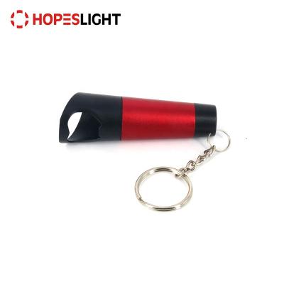 China 3 LED Flashlight Key Chain Corkscrew Use Portable Multifunctional Promotional Torch Lights for sale