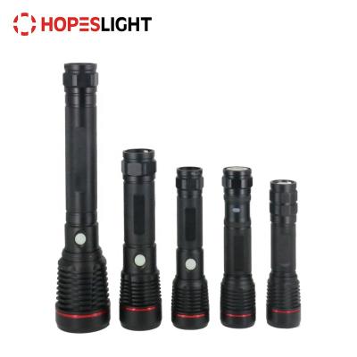 China Aluminum Alloy 200m Long Range Zoomable Torch Outdoor Military Tactical LED Flashlight Focus 6W XPG3 Rechargeable and Torsion Rechargeable Flashlight for sale