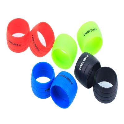 China Road Bikes Handlebar Cycling Tape Fixed Ring Handlebar Sleeve Silicone Rubber Anti-Jump Road Bike Plugs In Waterproof Protective Ring for sale