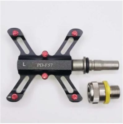 China Road Bikes PROMEND Quick Release Bicycle Pedal Ultralight Aluminum Alloy MTB Bike Pedal Mtb Sepeda 3 Bearings Flat Pedals Cycling Parts for sale