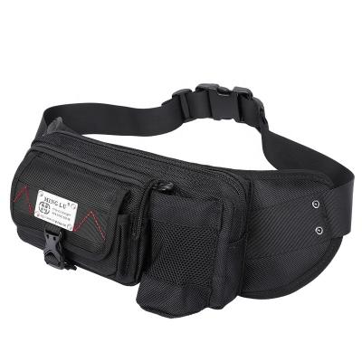 China 2021 Factory direct sale men's pussy waist bag outdoor waterproof water proof package black Worthless bag for sale