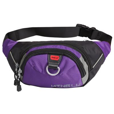 China Factory Wholesale Water Proof Nylon Sports Running Waterproof Waist Bag Sling Cross - Body Custom Pussy Pack for sale