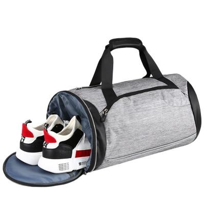 China Custom Made Nylon Lightweight Large Capacity Sports Travel Fitness Gym Duffel Bag Waterproof Duffel Bag With Shoe Compartment for sale