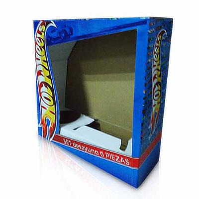 China Custom CMYK Full printed Corrugated Display Boxes wholesale for sale