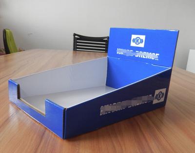 China A4 Sized Brochure Display Cardboard Counter Display 4C Offset Printing for sale