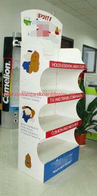 China Customized Temporary pop floor displays , Recycled Point Of Purchase Display stand for sale