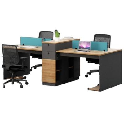 China Modern Expandable Office Furniture 4 Person Office Workstation Group For 2 Person Office Computer Workstation Desk for sale