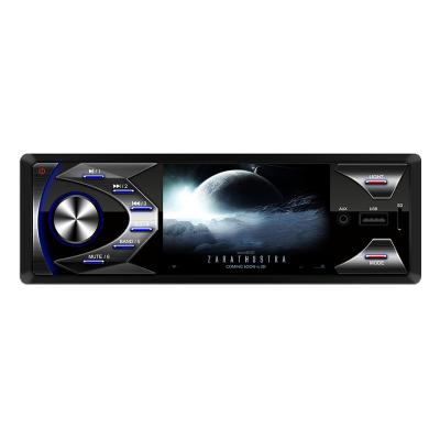 China Stereo Single Din Audio Radio FM Bluetooth Multimedia MP5 Player Car Stereo with Mirror Link | 4.1 Inch HD  7 Colors Backlight for sale