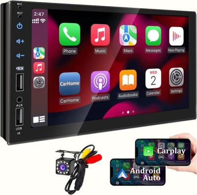 China GPS 7 inch Android Car Stereo Radio with Apple CarPlay and Android Auto Touch Screen Bluetooth Navigation Hi-Fi Microphone FM RDS for sale