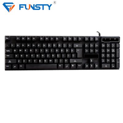 China ERGONOMIC Hot Selling Desk Wired Comfortable Kick Feeling Keyboard for sale