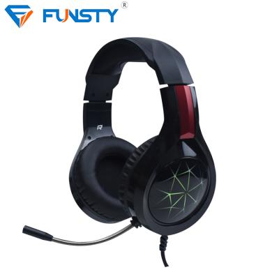 China 2018 FUNSTY Headband Computer LED Call Center USB Headset for sale