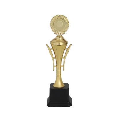 China Europe Gold Silver Plated Cheap Custom Trophies Award Metal Soccer Trophy for sale