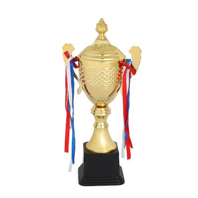 China Europe Design High Quality Classic Winner Trophy Professional Award Cup With Stripes for sale