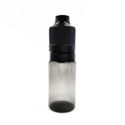 China E liquid bottles store 10ml pet eliquid child safe clear plastic bottle for sale