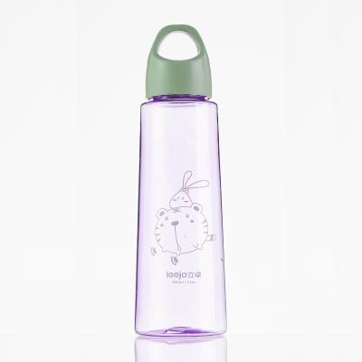 China Sustainable 600ml 500ml Sports Promotional Reusable Pctg Tritan Clear Plastic Bottle Water Bottle for sale