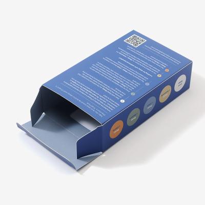 China Custom Printing Recyclable Cardboard Cosmetic Packaging Paper Box With Window for sale