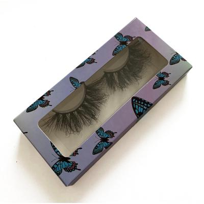 China Custom Handmade Silk Sticker Lash Pink Clear Window PVC Drawer Eyelash Plastic False Eyelash Packaging Gift Box for sale