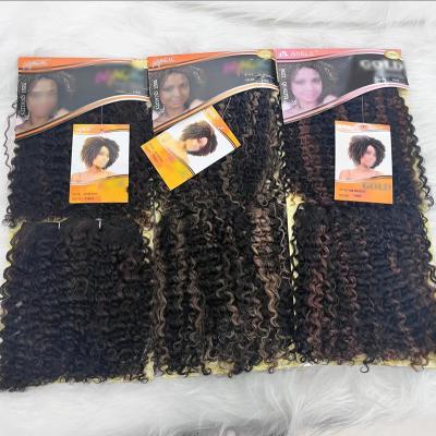 China Wholesale-X Ring Curly Hair Curly Short Lead Twist Regina Nobles Nobels Miracle Nobels Curly Hair Weave Synthetic Bundles Regina Rebe-CCA-Fashion for sale