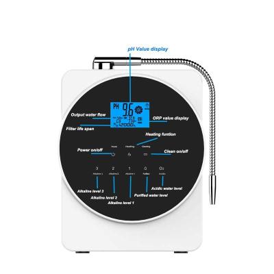 China Connect To Kangen New Flat Water Tap Water Purifier Ionizer Alkaline Machine 11 for sale