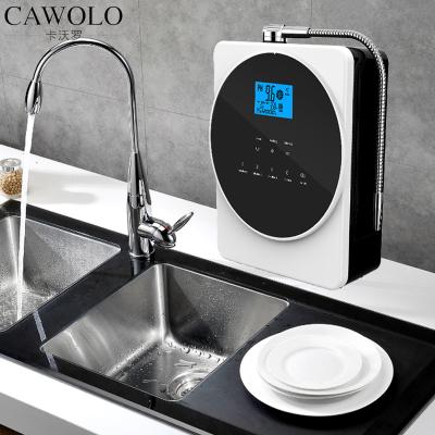 China Connect To Faucet Japan 11 Plate Alkaline Water Machine 3.5-11 PH Alkaline Water Filter For Sale for sale