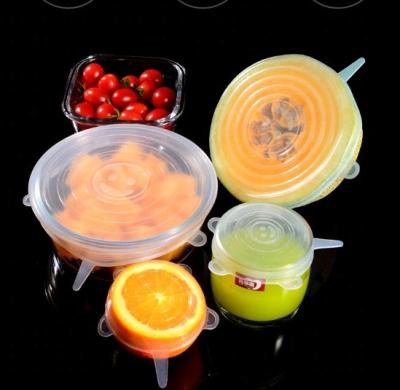 China Non Spill Reusable Silicone Stretch Lids for Bowl, Cup, Pot, Pan, Dish, Food Covers, Flexible Silicone Lids for sale