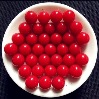 China Decoration 10mm 12mm 14mm 16mm 20mm Red Plastic Ball 25mm Solid Acrylic Spheres for sale