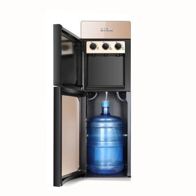 China Modern Simple Electronic Refrigeration Four Position Double Door Household Water Dispenser Optional for sale