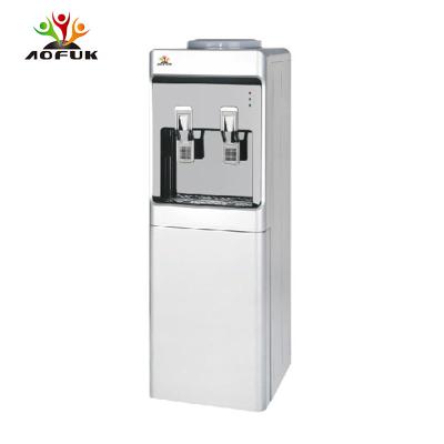 China Hotel Dispenser Stainless Steel Compressor Luxury Cooling Rack Water Dispenser Hot And Cold With Refrigerate Cabinet for sale