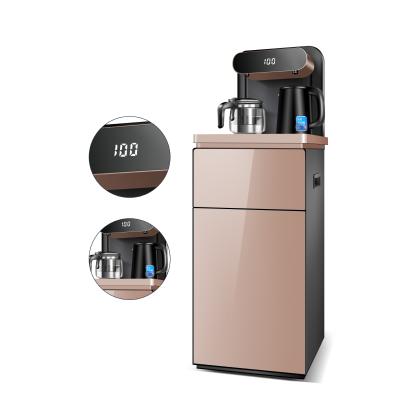 China Full Automatic Vertical Commercial Hotel Labor Saving Hot And Cold Tea Bar Household Machine for sale