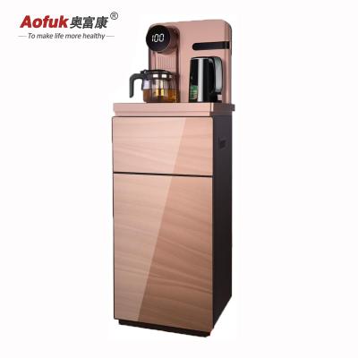 China Vertical New Product Dispenser Hot Hot Cold Compressor Cooling Tea Bar Machine Intelligent Bottom Loading Water Dispenser for sale