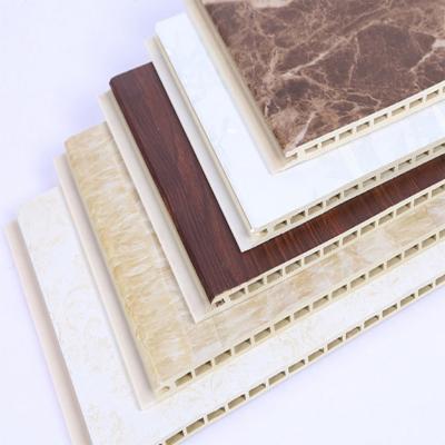 China Environmental Friendly Bamboo Wood Fiber Integrated Wall Panel Integrated Wall Panel Low Cost for sale