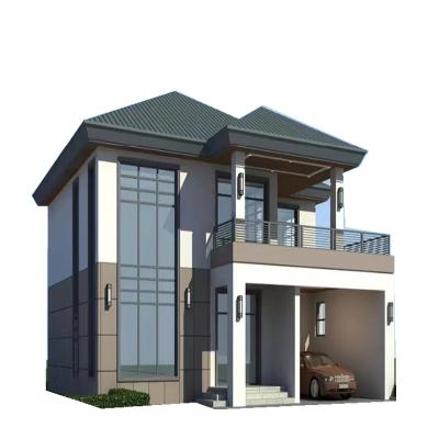 China Prefab Steel Structure Warehouse Light Villa Steel Structure Luxury House for sale