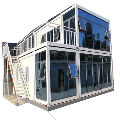 China Modern Low Price Two Storey Luxury Prefab Container House for sale