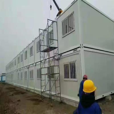 China Modern complete decorative cheap luxury prefab two storey container house for sale for sale