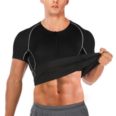 China Factory Hot Sweated Neoprene Workout Shirt Body Shaper Fitness Shapewear Short Sauna Suits for sale