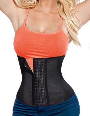 China Wholesale Black 2021 New Product Waist Trainer Antibacterial Belt Latex Heater Adjustable Waist Trainer For Women for sale