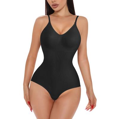 China 2021 New Shapewear Bodysuits Antibacterial Custom Logo Sleeveless Plus Size Lingerie Bodysuits For Women for sale