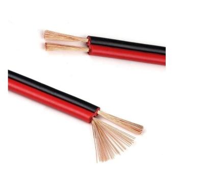 China Loudspeaker 50m 2x0.75mm red and black 100% copper CCA loudspeaker audio cable for sale