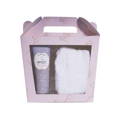 China New Model High Quality Herbal Organic Hand And Foot Whitening Lotion Gift Set for sale