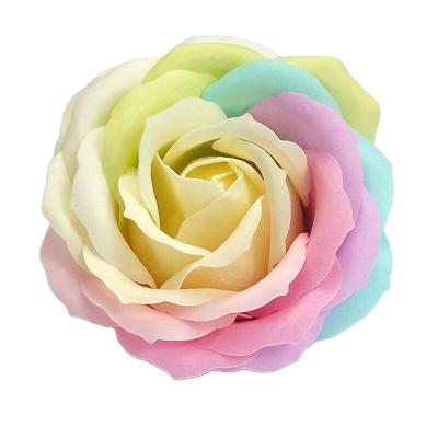 China Factory Price Soap Rose Artificial Decorative Flower Rose Base Cleaning Head for sale