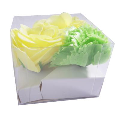 China Wholesale Private Label Customized Soap Flower Box Basic Cleansing Perfume Rose Flower Soap for sale