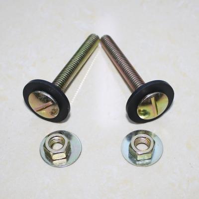 China Modern Iron With Galvanized Tank Toilet Tank Bolt Connection Kits Fitting Toilet Bolts Screws for sale