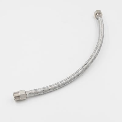 China Traditional Toilet Stainless Steel Toilet Braided Hose 50cm Flexible Flexible Water Hose Stainless Steel for sale