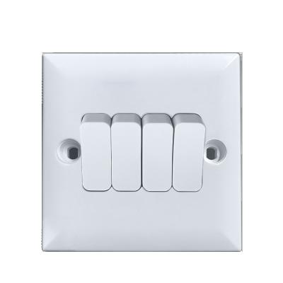 China Easy Installation VBQN Wall Switch Wall Light Control Onoff Switches & 4gang1way UK Standard Socket For Assiant Home Electric Switch for sale