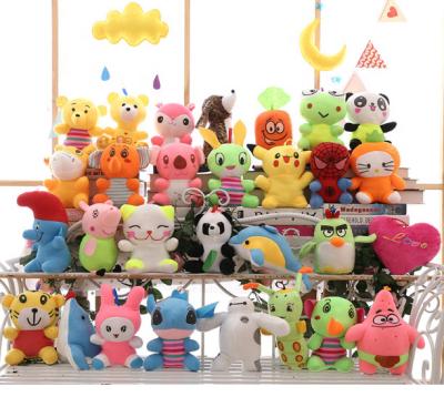 China Cheap Plush Factory Promotion Crane Machine 16-20cm Mix Plush Toys, Selling Claw Machine Doll, Printing Skin Animal Stuffed Plush Toy for sale